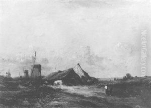 Chaumieres Le Soir by Leon Victor Dupre