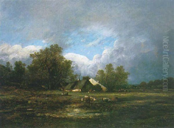 Cows In A Meadow - view 1