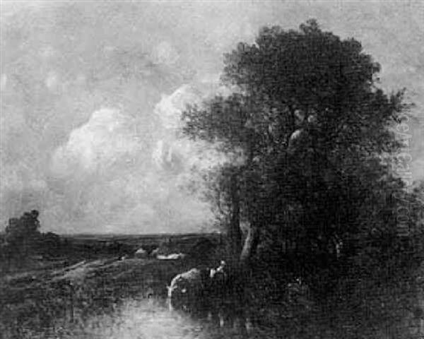 Billowing Clouds Over The Farm Country - view 1