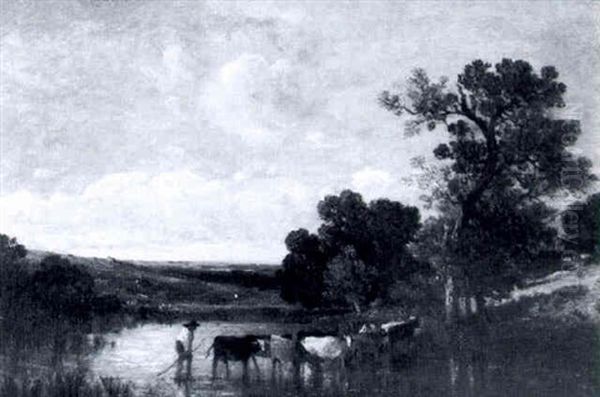 Troupeau Dans Un Paysage - view 1