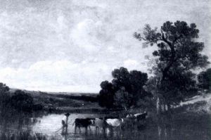 Troupeau Dans Un Paysage Troupeau Dans Un Paysage