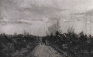 Sommerliche Landschaft Mit Zweir,drigem Fuhrweg Sommerliche Landschaft Mit Zweir,drigem Fuhrweg