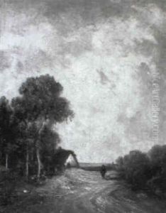 Landschaft Mit Kleinem Haus Landschaft Mit Kleinem Haus