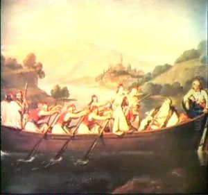 Ali Pasha In His Palikaria On The Lake At Ioannina Ali Pasha In His Palikaria On The Lake At Ioannina