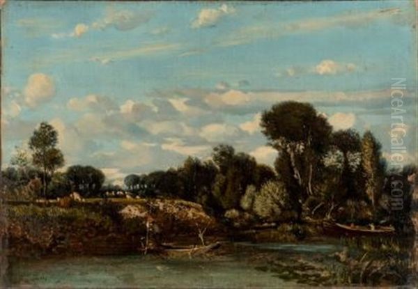 Pecheur Sur La Riviere - view 1
