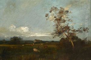 Vaches Au Paturage by Jules Dupre