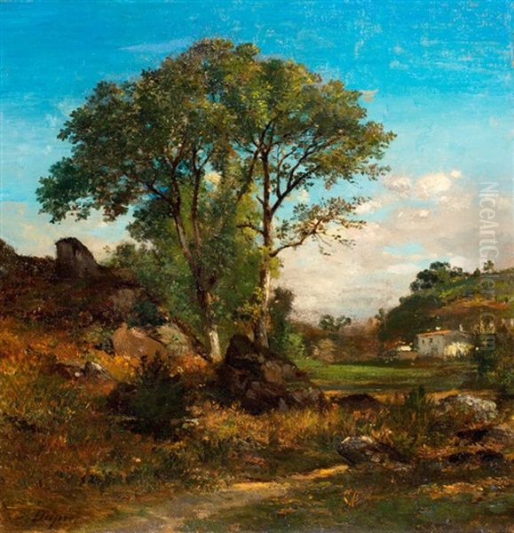 Heuvellandschap Met Witte Villa - view 1