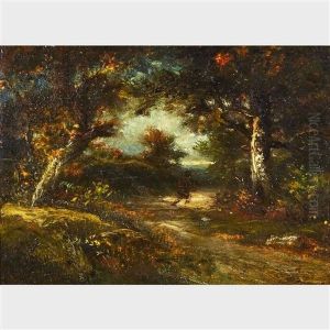 Woodland Scenery by Jules Dupre
