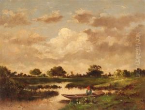 Paesaggio Con Pescatore