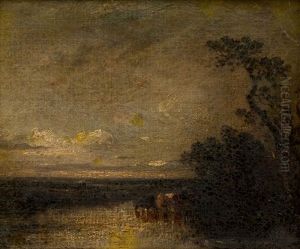 Water Hole by Jules Dupre