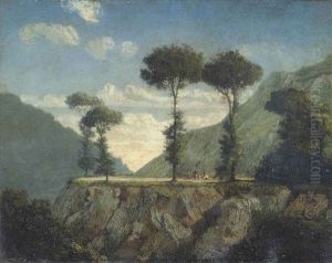 The Mail Coach On Its Way From France To Spain by Jules Dupre