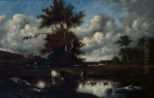 Paysage A La Mare Paysage A La Mare