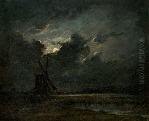Moulin Par Pleine Lune - view 1