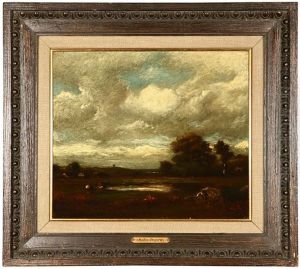 Barbizon Landscape by Jules Dupre