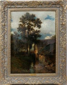 Landscape With Water Mill by Jules Dupre