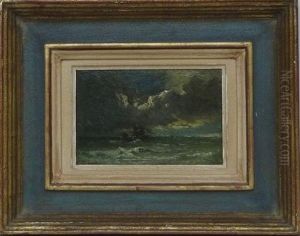 Marine Pres De Cayeux Sur Mer by Jules Dupre
