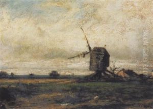 Le Moulin A Vent by Jules Dupre