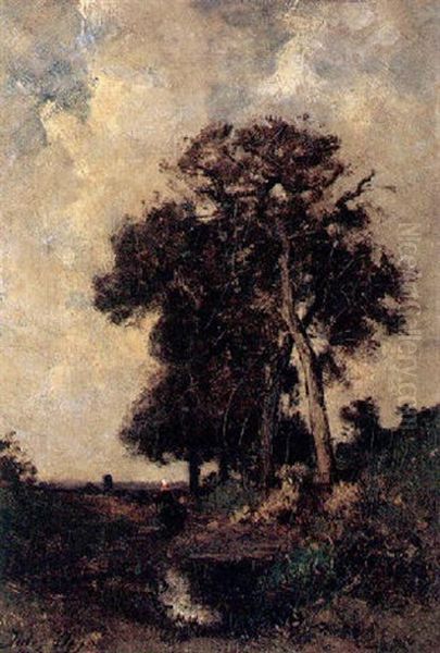 A Country Lane With Figures - view 1