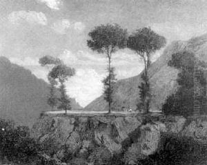 The Mail Coach On Its Way From France To Spain by Jules Dupre