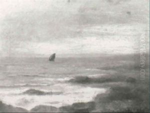 The Sombre Sea by Jules Dupre