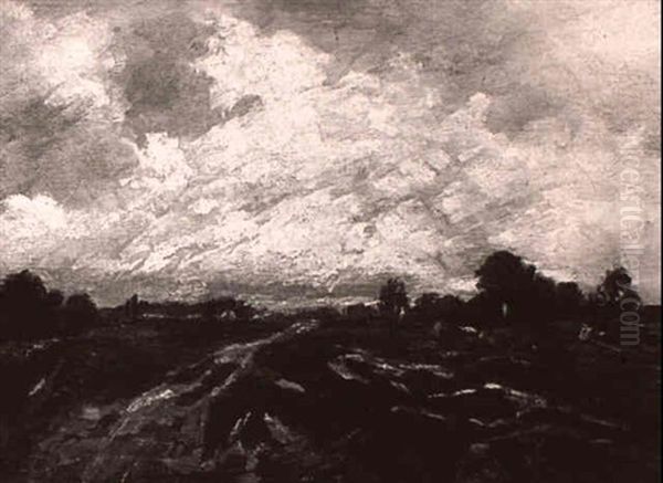 Landscape Under Stormy Skies - view 1