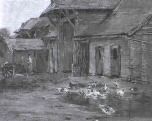La Ferme by Jules Dupre
