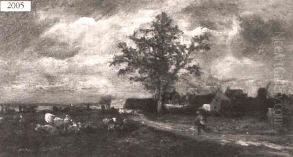 Landscape Farm Scene - view 1