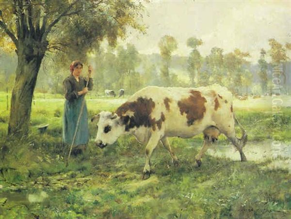 Cows At Pasture - view 1