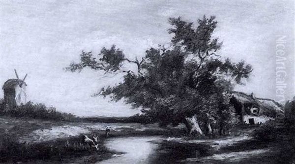 Cattle Near A Farm - view 1