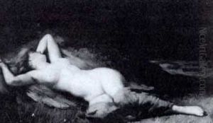 Reclining Nude In A Landscape