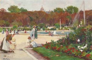 Jardin Du Luxembourg by Paul Michel Dupuy