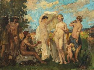 The Judgment Of Paris by Paul Michel Dupuy