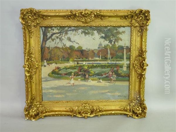 Enfants Jouant Dans Le Parc En Ete - view 1