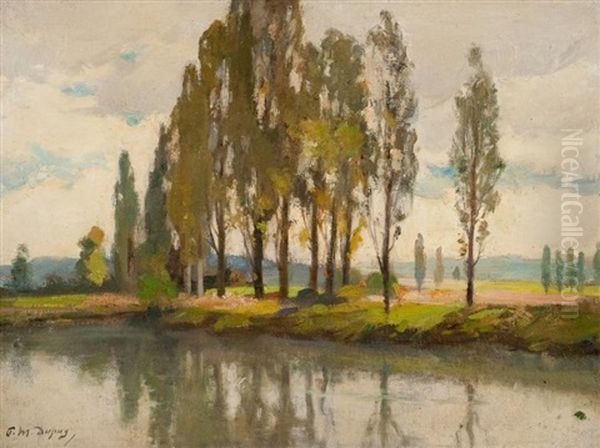 Paysage Lacustre Aux Grands Arbres - view 1