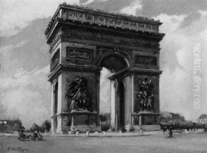 Arch De Triomphe, Paris by Paul Michel Dupuy