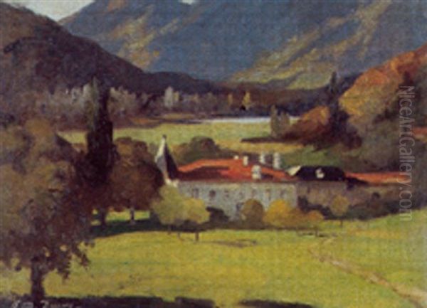 Vallee De La Garonne, Vue De La Terrasse De Montrejean - view 1