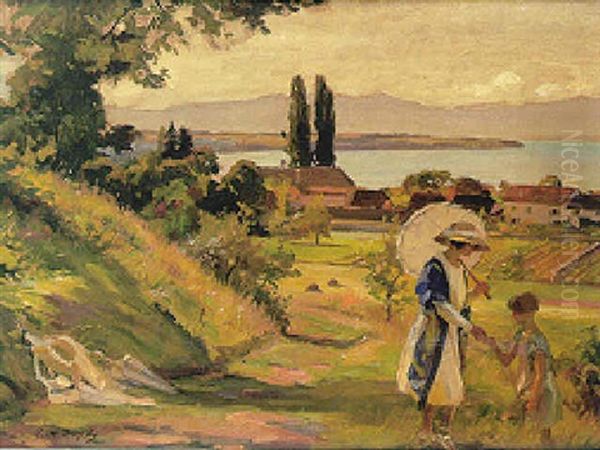 Le Village De Jussy Au Bord Du Lac Leman - view 1