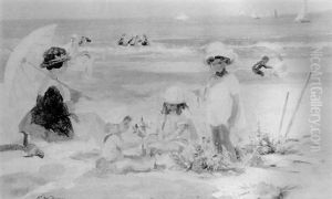 A Day At The Beach by Paul Michel Dupuy
