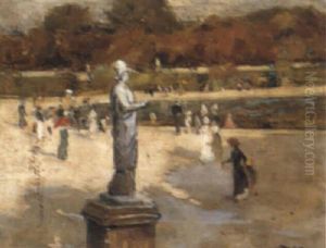 Les Jardins Du Luxembourg, Paris by Paul Michel Dupuy