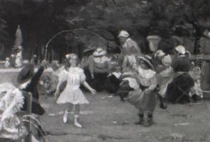 Enfants Au Jardin Des Tuilleries, Paris Enfants Au Jardin Des Tuilleries, Paris