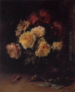 Bouquet De Fleurs by Jules Alfred Duquenne