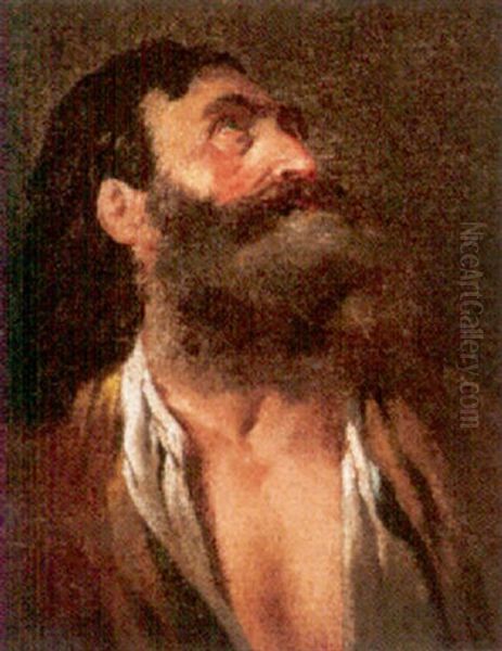 Study Of A Bearded Man - view 1