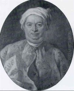 Portrait D'homme Au Turban by Louis Jean-Jacques Durameau