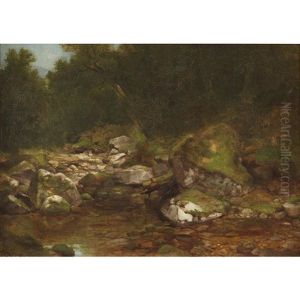Forest Pool In The Catskills by Asher Brown Durand