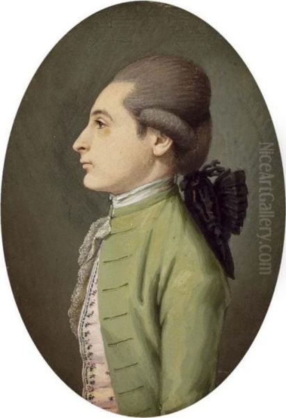 A Pair Of Portrait Of A Lady And Gentleman - view 1
