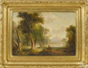 Landscape With A Gentleman On Horseback by Asher Brown Durand