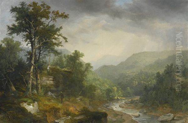 A Showery Day Among The Mountains - view 1