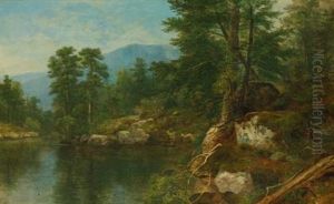 Woods By A River by Asher Brown Durand