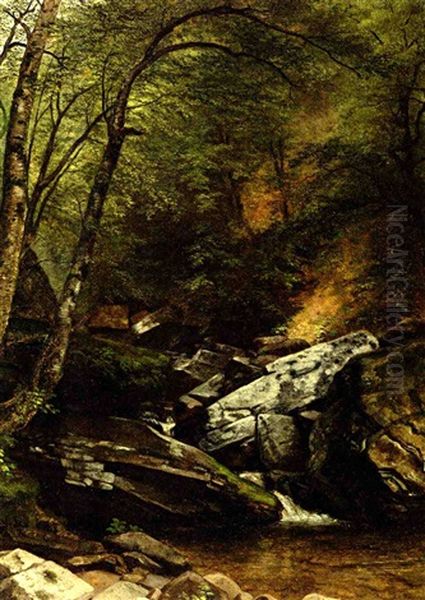 Landscape With Rocks And Stream - view 1