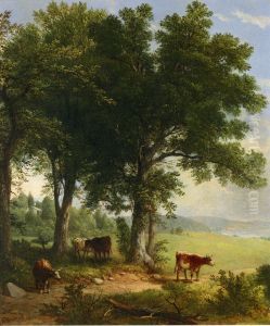 In The Shade Of The Old Oak Tree by Asher Brown Durand